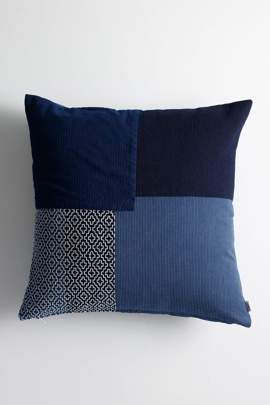 PATCHWORK CUSHION COVER RINSE